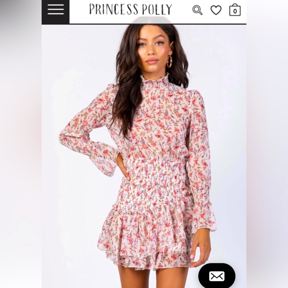 Princess Polly Guetta Mini Floral Dress